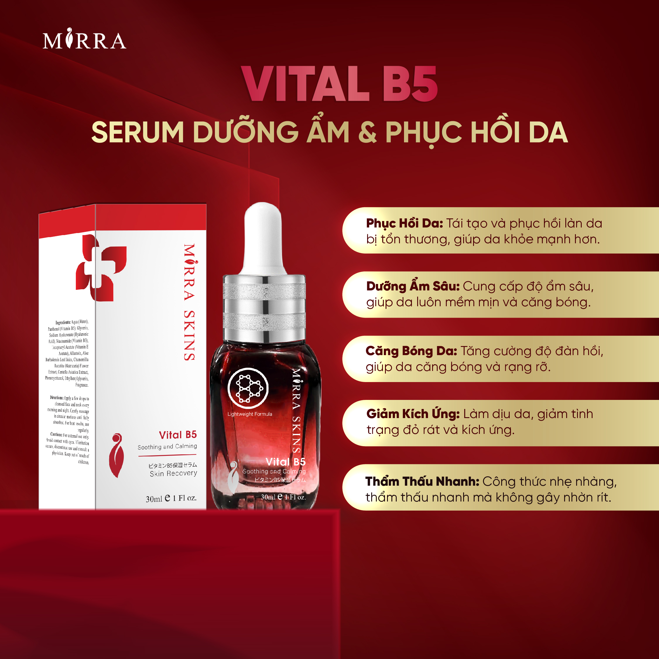 Vital B5 Serum Dưỡng Ẩm & Phục Hồi Da